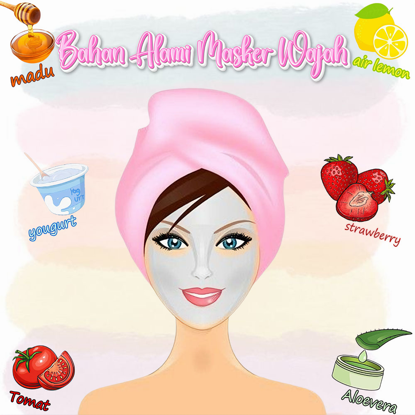 Bahan Alami Masker Wajah